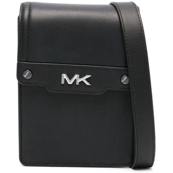 Rankinė per petį vyrams, Juoda, Phone flap messenger