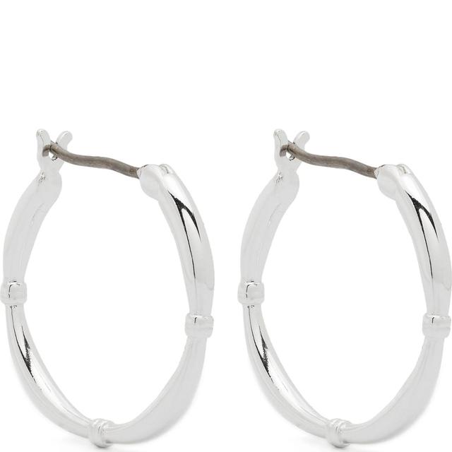 Auskarai moterims, Sidabrinė, Pe 20mm hoop
