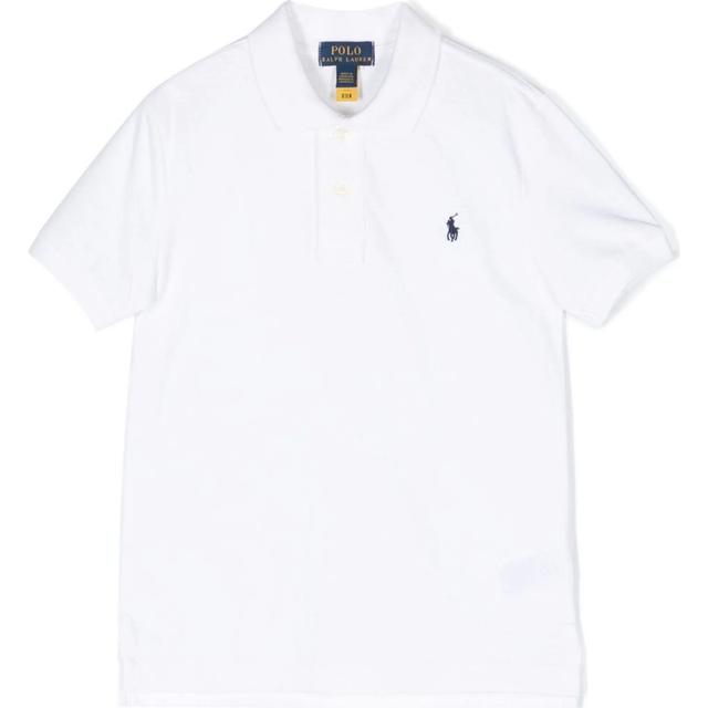 Polo marškiniai trumpos rank. berniukams, Balta, Polo shirt (4-7)