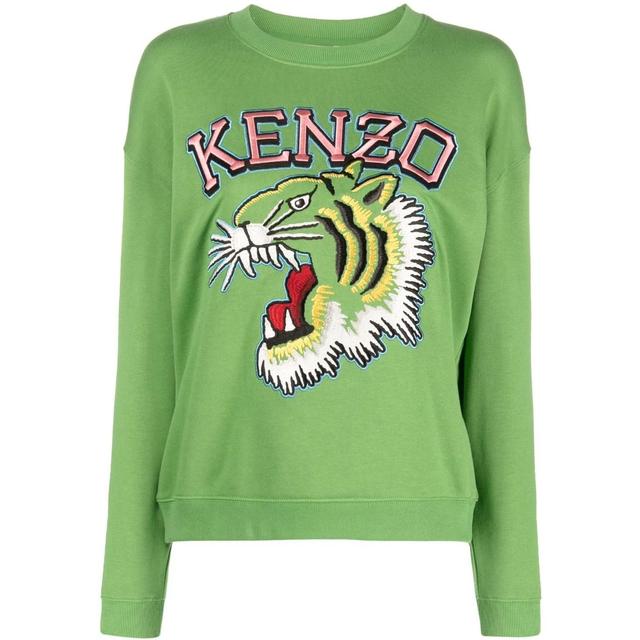 Sportinis nertinis moterims, Žalia, Tiger varsity sweatshirt