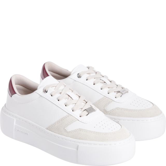 Laisvalaikio bateliai moterims, Balta, Cupsole lace up sneaker
