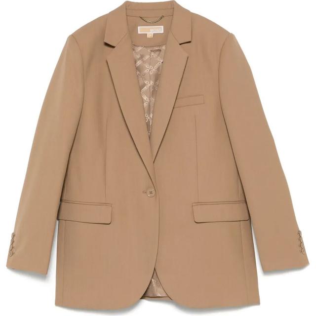 Švarkas moterims, Ruda, 1 bttn mensy blazer