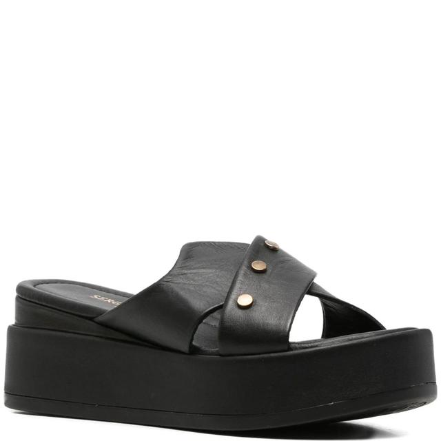Klumpės moterims, Juoda, Slippers, SERGIO MORETTI