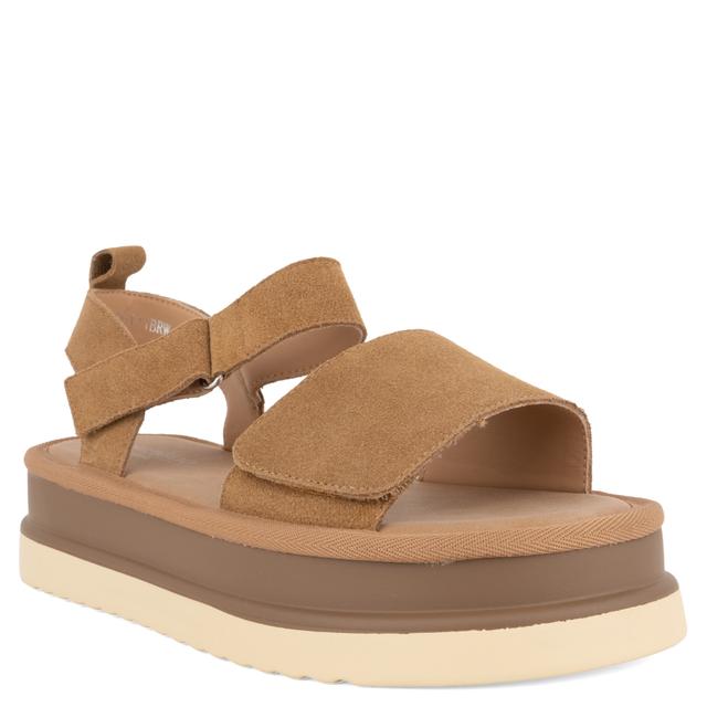 Basutės moterims, Ruda, Sandals
