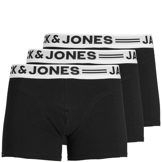 Ilginti apatiniai vyrams, Juoda, SENSE TRUNKS 3-PACK NOOS