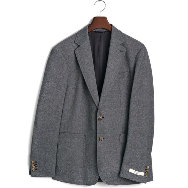 Švarkas vyrams, Mėlyna, Slim two-tone jersey blazer