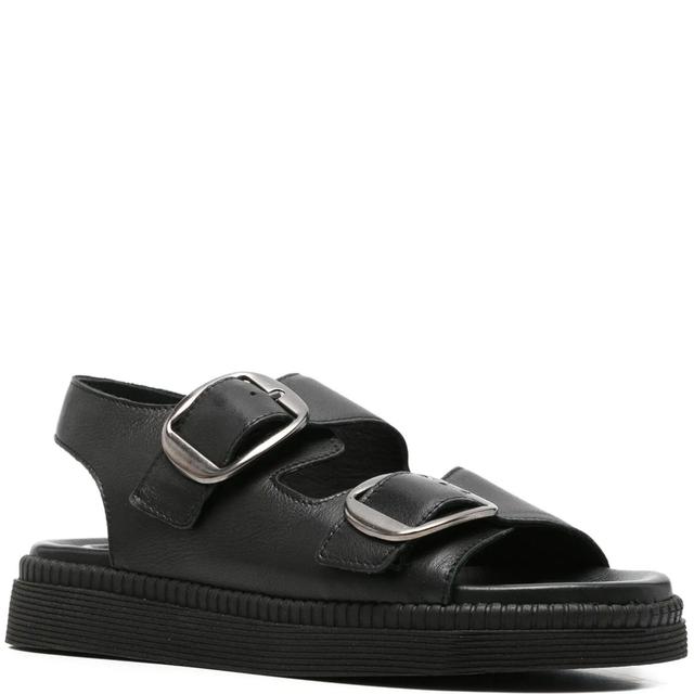 Basutės moterims, Juoda, Sandals