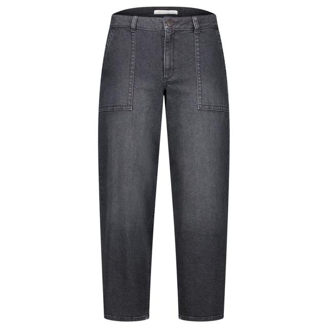 Regular džinsai moterims, Juoda, Jeans pants