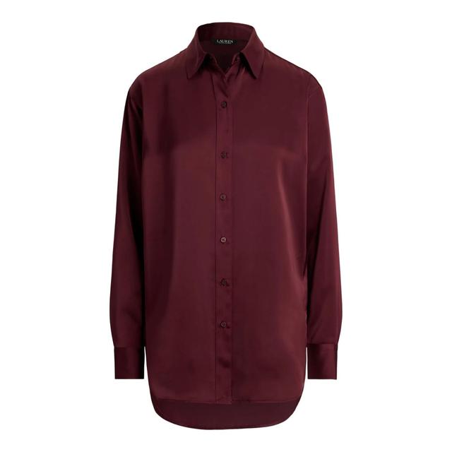 Marškiniai ilgomis rankovėmis moterims, Raudona, Woven-sport shirt-shirt