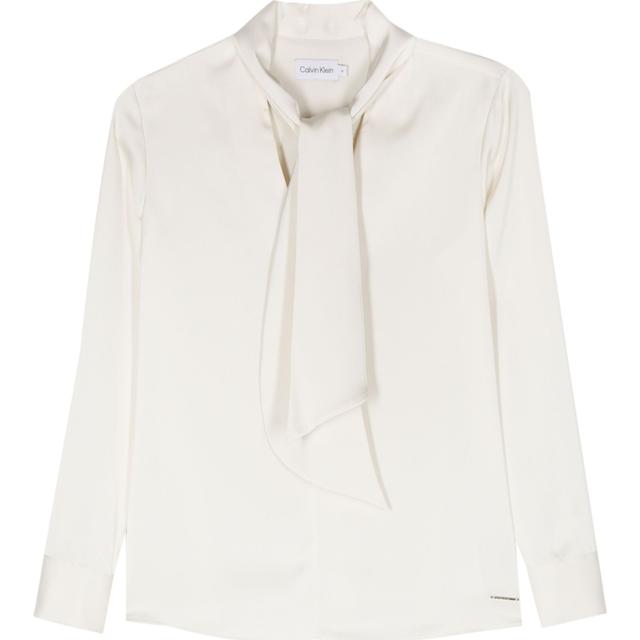 Marškiniai ilgomis rankovėmis moterims, Balta, L/s blouse
