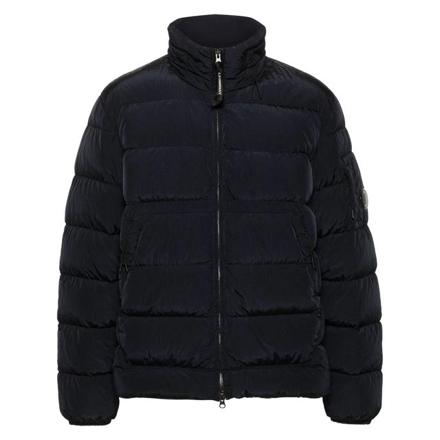 Pūkinė striukė vyrams, Mėlyna, Lens-detail padded jacket
