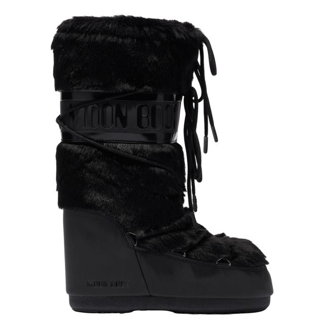 Auliniai moterims, Juoda, Mb icon faux fur boots