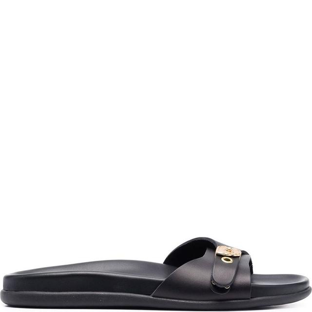 Basutės moterims, Juoda, Odi vachetta sandals