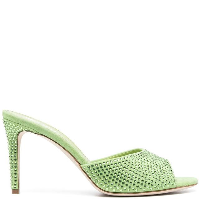 Aukštakulniai moterims, Žalia, Holly stiletto mule 85