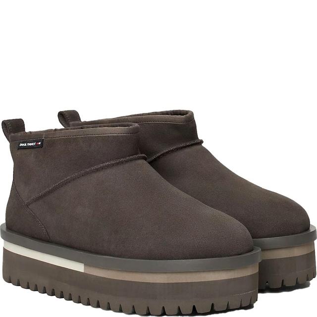Pašiltinti aulinukai moterims, Pilka, Flatform boot