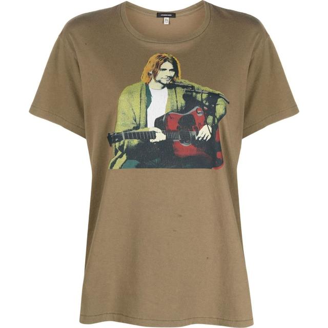 Marškinėliai trump. rankovėmis moterims, Žalia, Kurt concert boy t-shirt