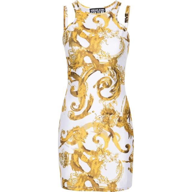 Mini suknelė , Balta, Watercolour print minidress