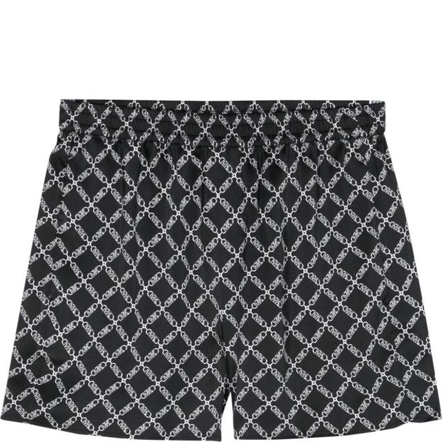 Šortai moterims, Juoda, Empire logo pull on short