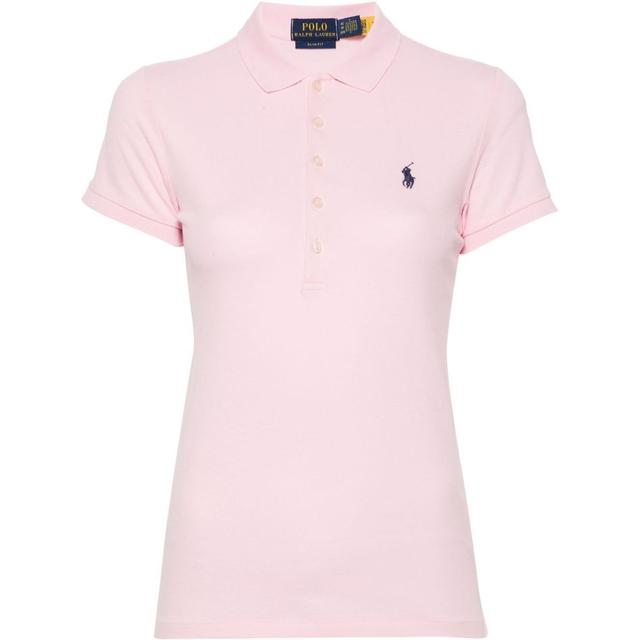 Polo marškiniai trumpos rank. moterims, Rožinė, Julie slim short sleeve polo