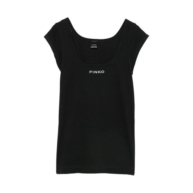 Marškiniai be rankovių moterims, Juoda, Tenace tanktop