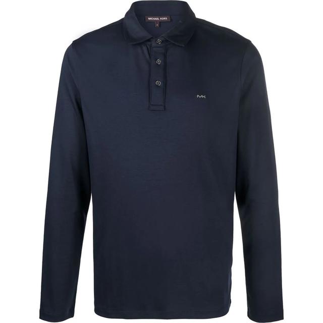Polo marškiniai ilgos rank. vyrams, Mėlyna, Long sleeve mk polo