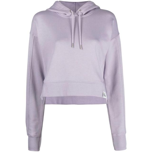 Džemperis moterims, purple, Rib mix tab hoodie