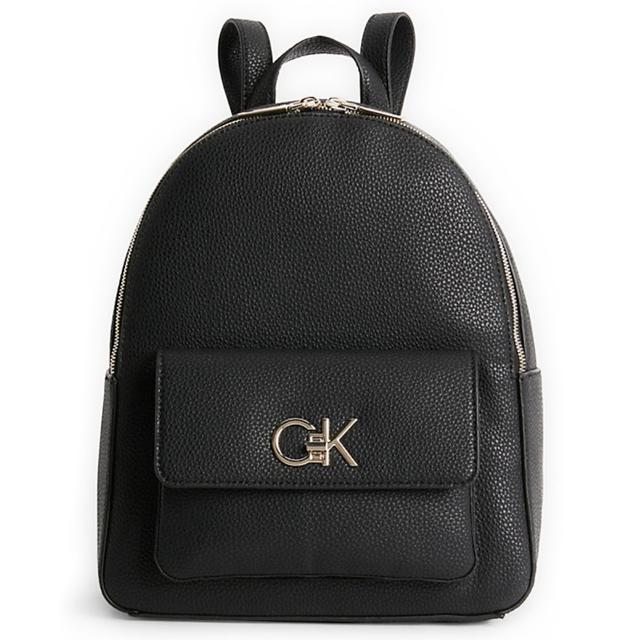 Kuprinė moterims, Juoda, Re-lock backpack pocket
