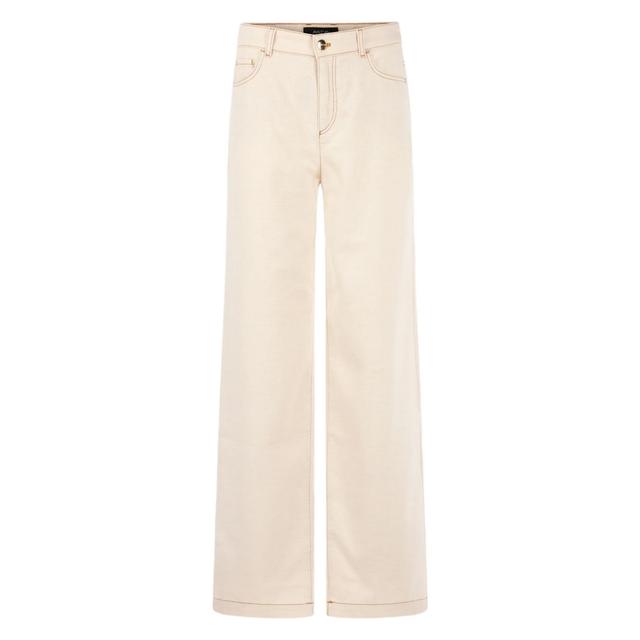 Tiesūs džinsai moterims, Smėlio, Jeans