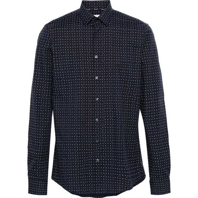 Marškiniai ilgomis rankovėmis vyrams, Mėlyna, L/s shirt