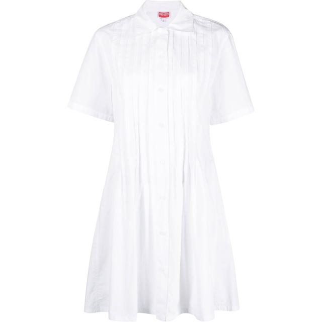 Mini suknelė moterims, Balta, Short shirting dress