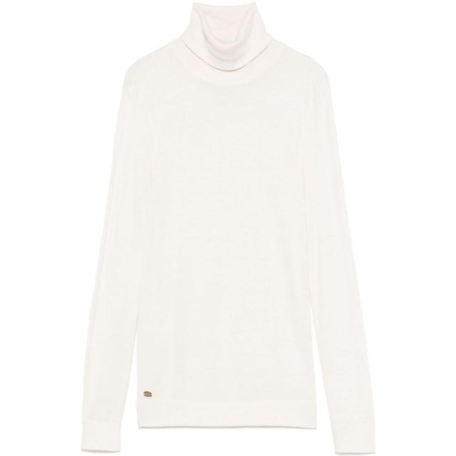 Megztinis su kaklu moterims, Smėlio, Zoe long sleeve pullover