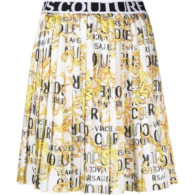 Mini sijonas moterims, Balta, Twill skirt