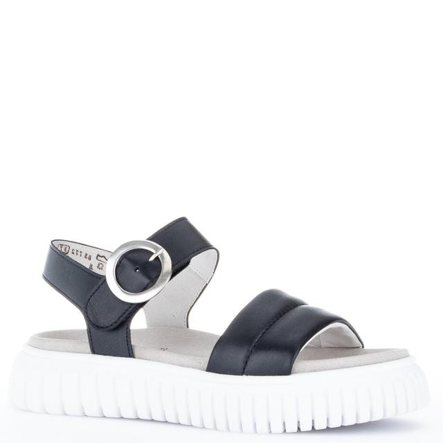 Basutės moterims, Juoda, SANDALS