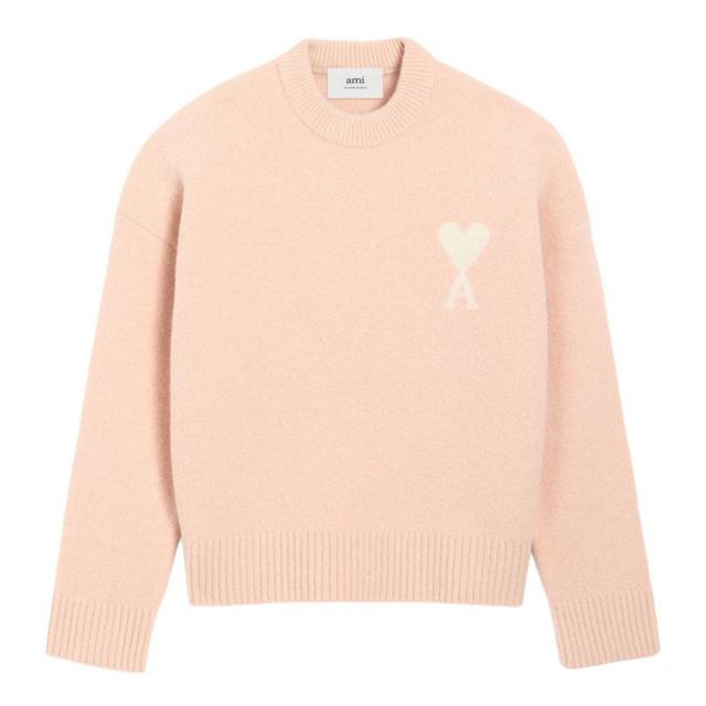 Megztinis, Smėlio, Ami de coeur crewneck sweater