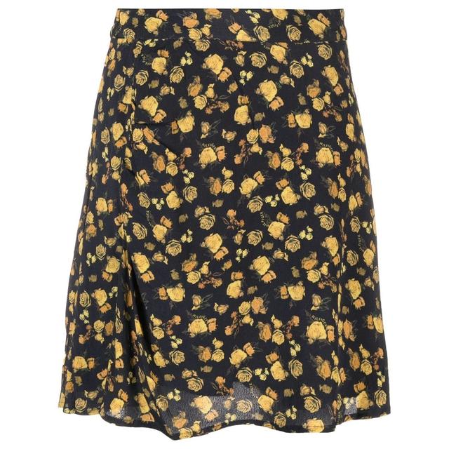 Midi sijonas moterims, Marga, Moss crepe rose short skirt