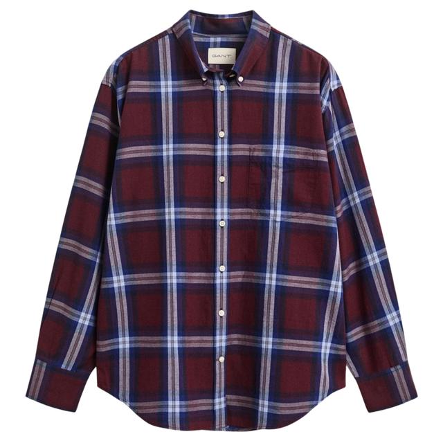 Marškiniai ilgomis rankovėmis moterims, Raudona, Checked flannel shirt