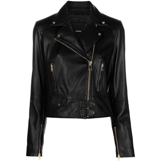 Odinis švarkas moterims, Juoda, Sensibile chiodo jacket
