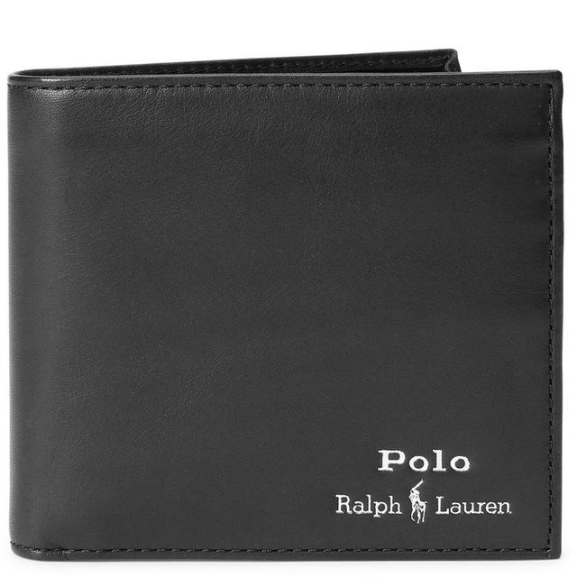 Piniginė vyrams, Juoda, Smooth leather wallet