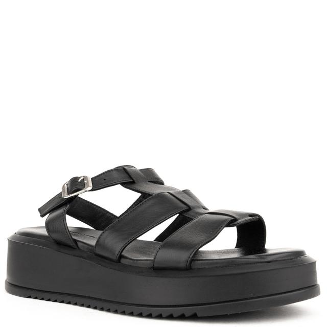 Basutės moterims, Juoda, Sandals