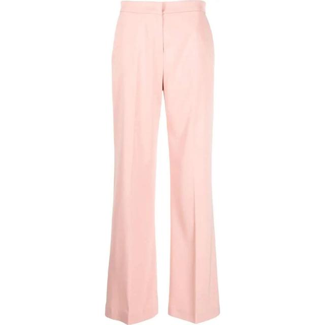 Formalios kelnės moterims, Rožinė, Pinto satin formal pants