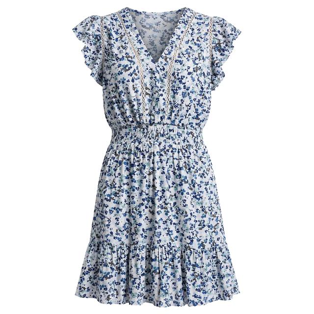 Midi suknelė moterims, Marga, Flutter sleeve smock