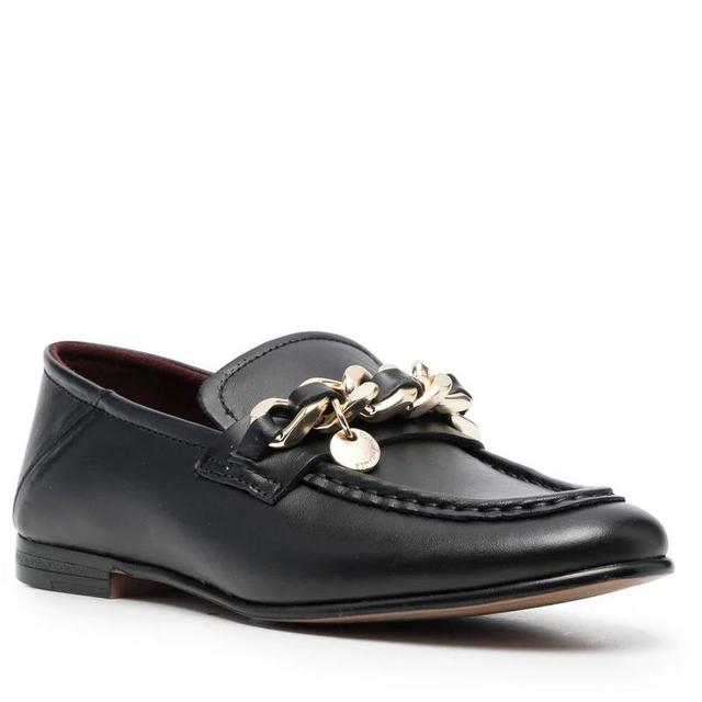 Loaferiai moterims, Juoda, CHAIN LOAFER, thifw0fw06843bds