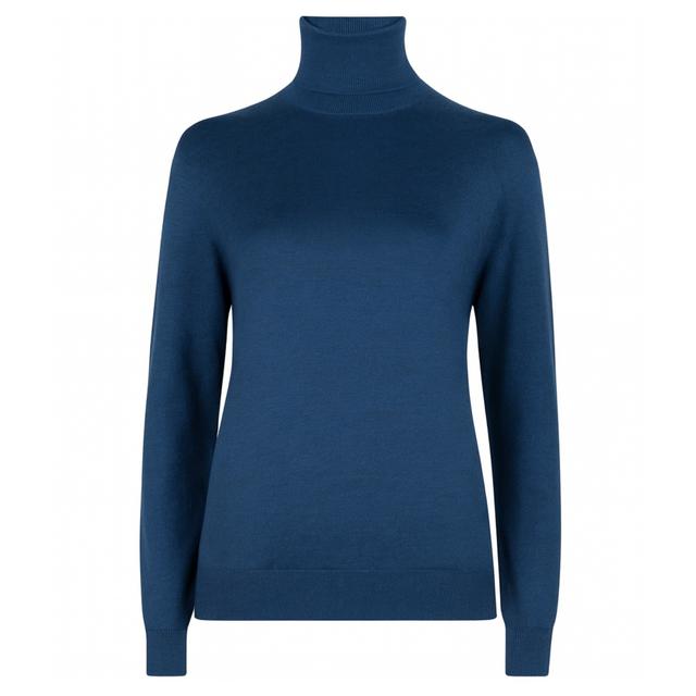 Megztinis su kaklu vyrams, Mėlyna, Turtleneck