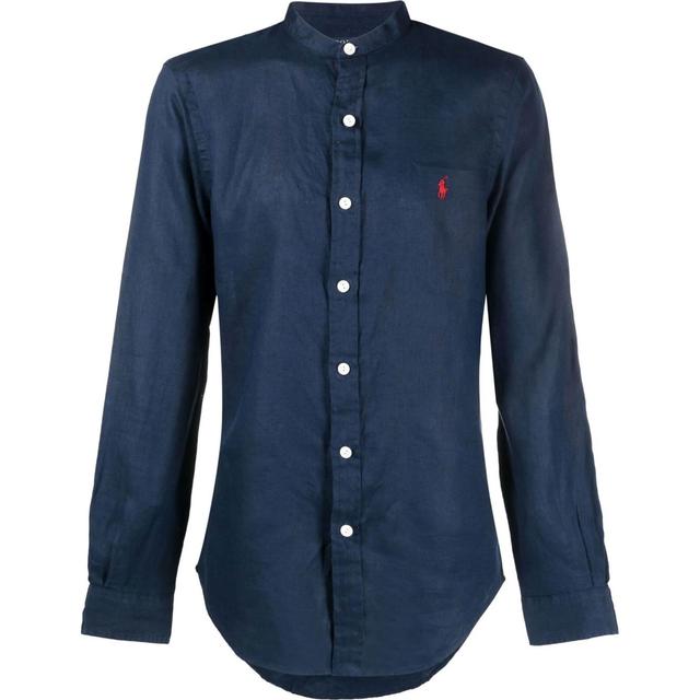 Marškiniai ilgomis rankovėmis vyrams, Mėlyna, Long sleeve sport shirt