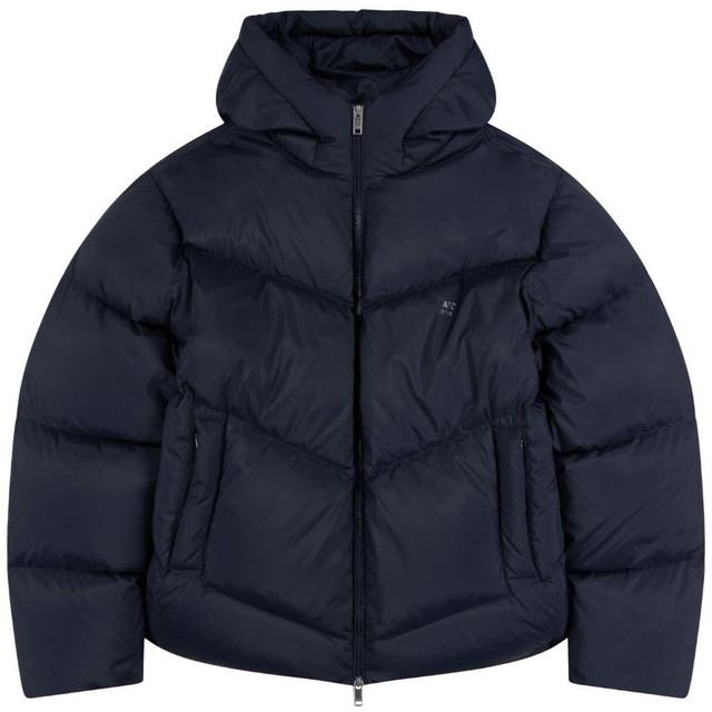 Pūkinė striukė vyrams, Mėlyna, Peak puffer jacket