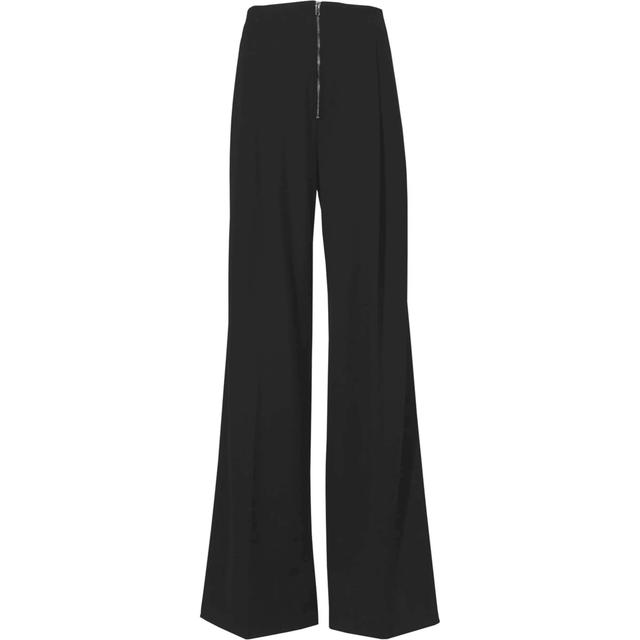 Laisvalaikio kelnės moterims, Juoda, Lightweight wool pant
