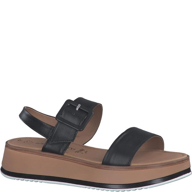 Basutės moterims, Juoda, SANDALS