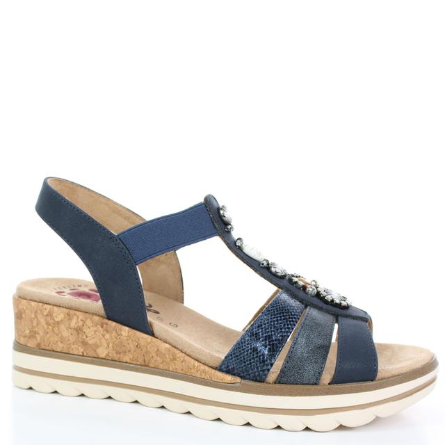 Basutės moterims, Mėlyna, Sandals