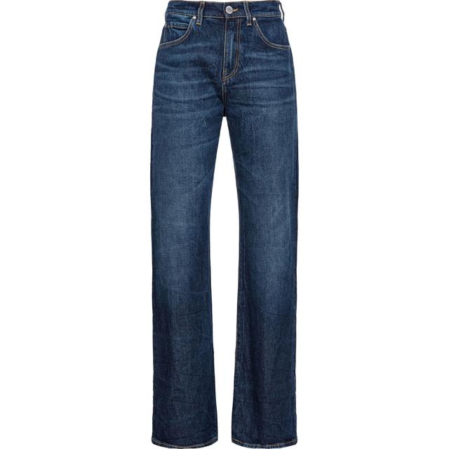 Platūs džinsai moterims, Mėlyna, Wanda cotton-blend jeans