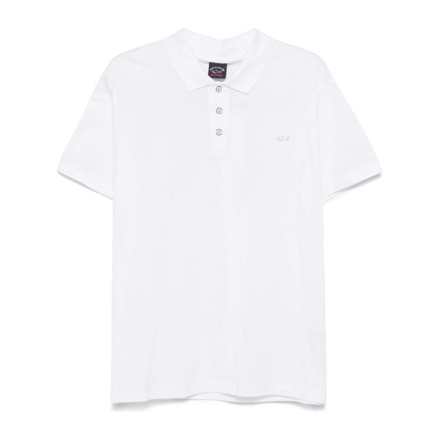 Polo marškiniai trumpos rank. vyrams, Balta, Knitted poloshirt